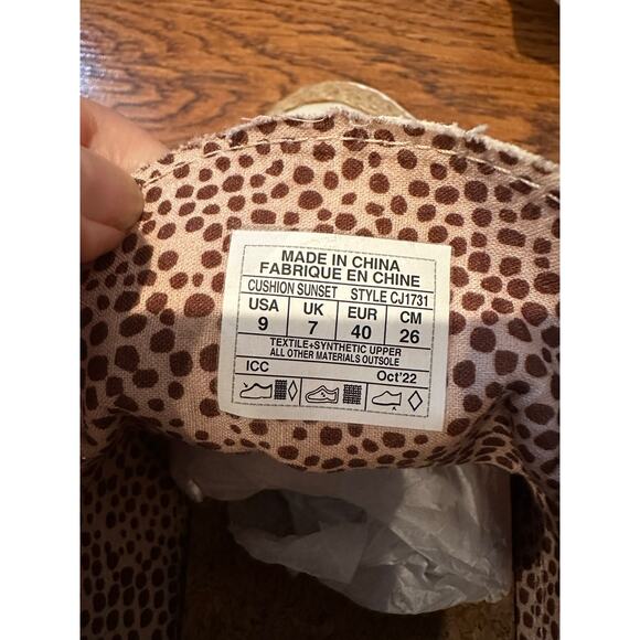 Reef Women's Cushion Sunset Casual Lace Up Shoes Washed Sand Size 9 - Picture 8 of 9